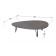 Table Dadley, 940x690x246, Gray Concrete/Black