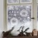 Stick for windows "New Year's ornaments", reusable, 33 x 50 cm, new year