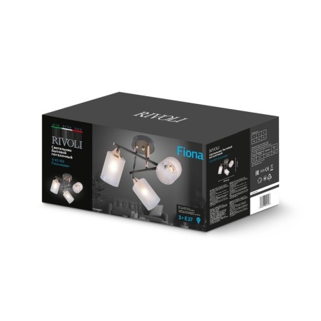Люстра Rivoli Fiona 3163-303 3хЕ27, 60Вт-5