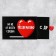 Interactive congratulatory postcard “C DR”, heart, 16 x 11 cm
