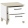 Cleat cabinet Aurelio 41, 450 × 455 × 443 mm, white color / Blackwood satin