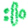 Hawaii set "Flowerers", (necklace, wreath, 2 bracelets), light color