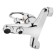 Bath mixer Zein Z0153, 35 mm cartridge, with shower set, chrome