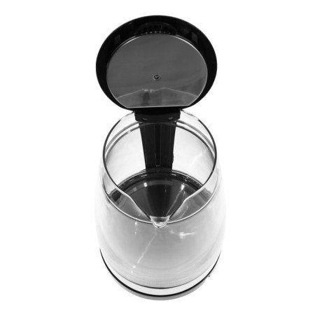 Electric kettle Goodhelper KPG-1800, plastic, glass flask, 1.8 l, 1500 watts, gray-black 1067812-4