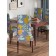 Case for the chair "Multi -colored animals", decorative, velor