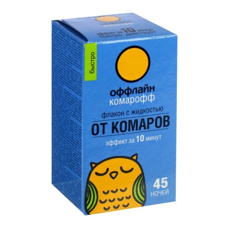 An additional bottle of mosquitoes "Komaroff", 45 nights, 1 pcs