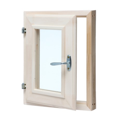 Window, 40x30 cm, double glass, linden-7