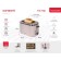 Toster Oursson TO2104/PC, 750 W, defrosting/heating, 7 modes, coffee Provence