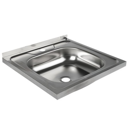 Kitchen sink "Vladix", invoice, without siphon, 50x50 cm, stainless steel 0.4 mm-1