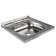 Kitchen sink "Vladix", invoice, without siphon, 50x50 cm, stainless steel 0.4 mm