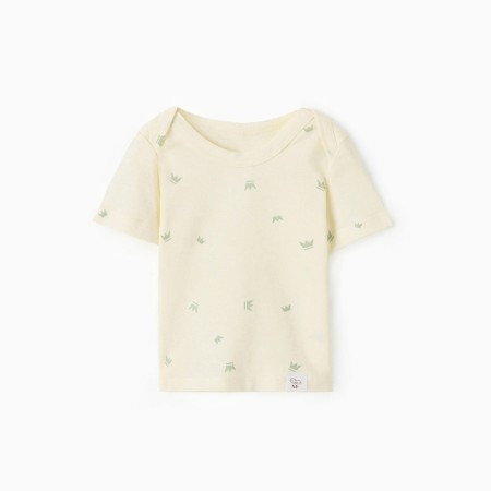 Children's Minaku T-shirt, milk color, height 86-92 cm
