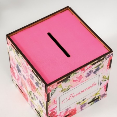 Piggy bank Cube "Wealth" 10x10x10 cm-7