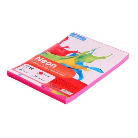 Color paper A5 100l Calligrata Neon Red 75g/m2-1