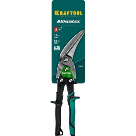 Kraftool Alligator metal scissors, reinforced, 2k handles, left cut, 280 mm-3