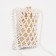 Bag-clate on the lace, white color