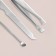 Manicure set, 6 items, in case, black color