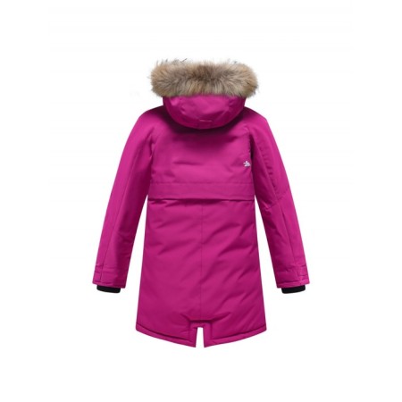 Winter park for a girl, height 152 cm, raspberry color-1