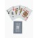 Plastic Plastic Maps 54 pcs Poker Club, for playing poker, 9 x 6 cm, blue shirt