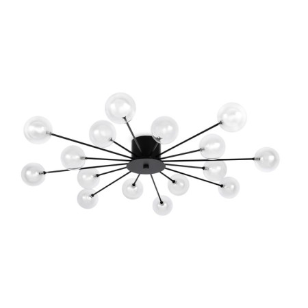 Freya FR5242CL-16B1 Celebrity ceiling lamp, 865x865x113 mm, G4, 16x3W, black color-2