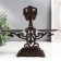Cast iron candle for 2 candles "Libra" 21x9x24 cm
