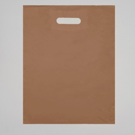 Polyethylene package with a cut pen, brown, 34 x 45, 33 μm