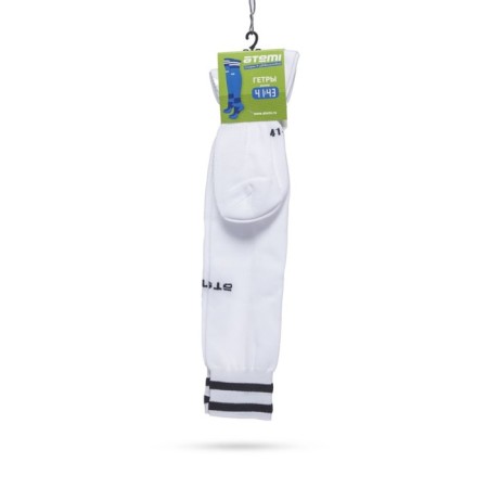 ATEMI football leggings, white color, ASSK-001SS23-WHT, size 41-43-1