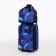 Small suitcase with a bag, 20 ", on a zipper, with an extension, the color is blue
