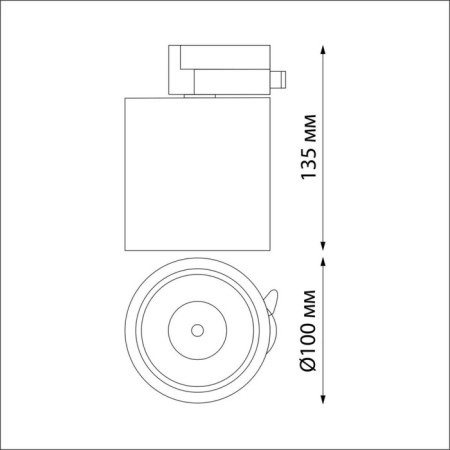 TRUKOL LOW GRODA, 1x15W LED, 4000K, 1300LM, 1-F, Black Color Black-1