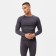 Male thermal underwear (jumper, trousers) color graphite, rn 52