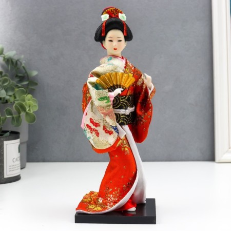 Collective doll "Geisha with fan" MIX 27x9.5x9.5 cm-1