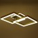 Causteen with PDU 1350/1 LED 123W 3000-6000K gold 45x45x14 cm Bayerlux