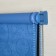 Rolled curtain "Blackout", light -proof, 60 x 160 cm, suede, blue color