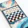 Nedes "Dragon in the Clouds", wooden board 60 x 60 cm, with a field for playing checkers