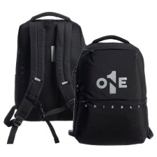 Youth backpack 43 x 29 x 15 cm, Grizzly, ergonomic back, laptop department, black