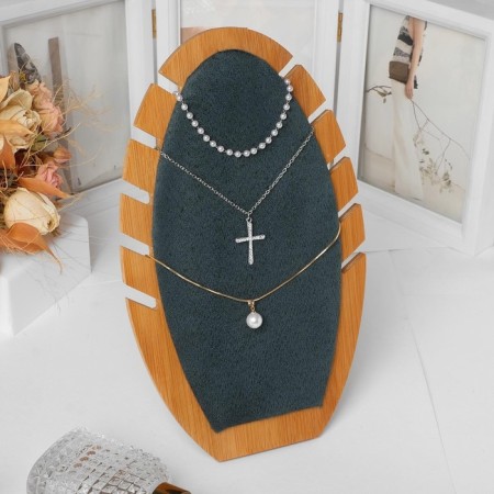 Cuts stand, chains "Oval" 5 seats, 16 × 7 × 27 cm, sea color-1
