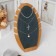 Cuts stand, chains "Oval" 5 seats, 16 × 7 × 27 cm, sea color