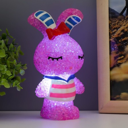 Night -night "Bunny" LED RGB from 3xlr44 mix 6.5x6.5x15.5cm Risalux-6