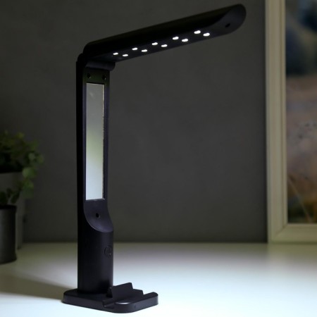 Table sensory lamp 1522/1BK 10XLED 5W AKB USB 3 Black mode 6.5x9x25.5 cm Risalux 5378668-2