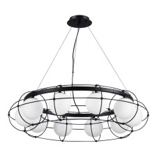 Люстра подвесная St Luce. SL1189.403.10. Beata. 10х5 Вт, G9, 4000K, 80,9х80,9х19,7 см, цвет чёрный
