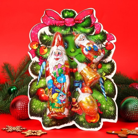 New Year's set: "Santa Claus, bell, bump", 108 g