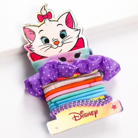 Hair gum, 10 pieces, cats aristocrats-3