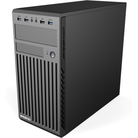 Harvest ACCORD ACC-B202N, MATX 1x80MM, 2XUSB 2.0, 2XUSB 3.0, Audio, Black, without BP-1