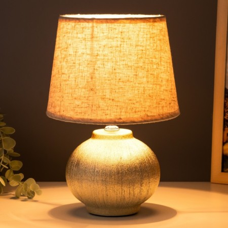 The desktop lamp with the lampshade E14 40 W “Golden Ball” 28x17.5x17.5 cm-2