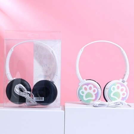 New Year's headphones, invoices "Happy Year", with a microphone-2