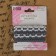 Knitted lace, 20 mm × 2.7 ± 0.5 m, white/gray color
