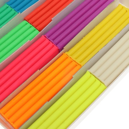 Plasticine floating 12 colors "Baby", mix-9