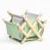 Newspaper-stand for books and magazines "Politics", 30 × 20 × 30 cm, green