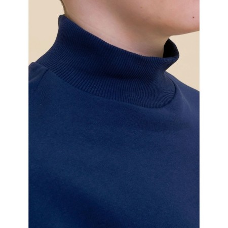 Sweatshirt for boys, height 128 cm, dark blue color-4