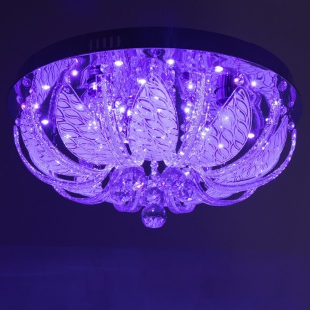 Svetogor chandelier "Dinzhou" 5x60W E27 LED lighting chrome 50x50cm-6