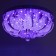 Svetogor chandelier "Dinzhou" 5x60W E27 LED lighting chrome 50x50cm